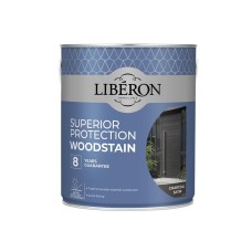 Liberon Superior Protection 8 Year Woodstain Charcoal Satin 2.5 litre