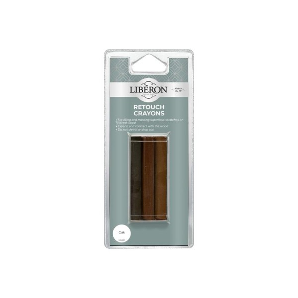 Liberon Retouch Crayons Oak (3 Pack) Liberon Retouch Crayons Oak (3 Pack)