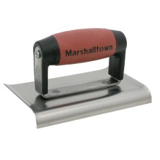 Marshalltown M136D Cement Edger Curved End DuraSoft® Handle 6 x 3in