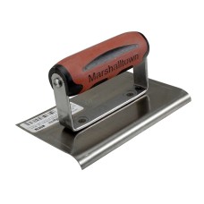 Marshalltown M155SSD Curved Stainless Steel Cement Edger DuraSoft® Handle 6 x 3in