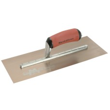 Marshalltown MPB13GSD Pre-Worn PermaShape® Finishing Gold S/S Trowel DuraSoft® 13 x 5in