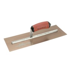 Marshalltown MPB145GSD Pre-Worn PermaShape® Finishing Gold S/S Trowel DuraSoft® 14 x 5in