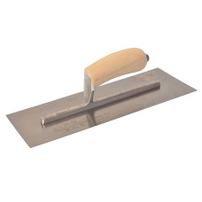 Marshalltown MXS13SS Plasterer's Finishing Trowel Stainless Steel Wooden Handle 13 x 5in