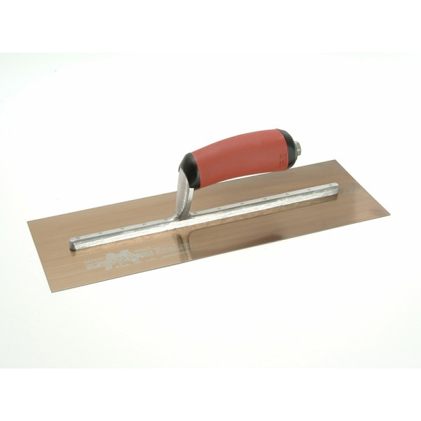 Marshalltown MXS73GSD Gold Finishing Trowel DuraSoft® Handle 14 x 4.3/4in Marshalltown MXS73GSD Gold Finishing Trowel DuraSoft® Handle 14 x 4.3/4in