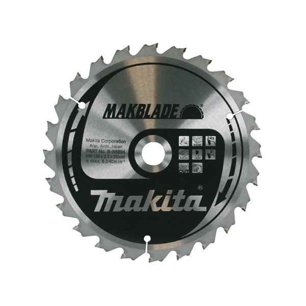 Makita B-05072 MAKBLADE® TCT Circular Saw Blade 260 x 30mm x 40T Makita B-05072 MAKBLADE® TCT Circular Saw Blade 260 x 30mm x 40T