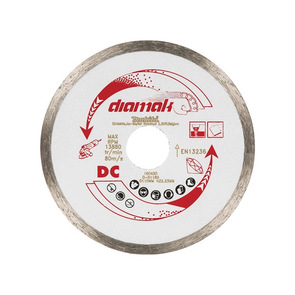 Makita D-61189 Diamak Diamond Blade 115 x 22.23mm Makita D-61189 Diamak Diamond Blade 115 x 22.23mm
