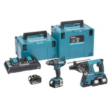 Makita DLX2137PTJ LXT Twin Pack 18V 4 x 5.0Ah Li-ion