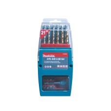 Makita P-57087 Titanium Coated Drill & Driver Set, 21 Piece