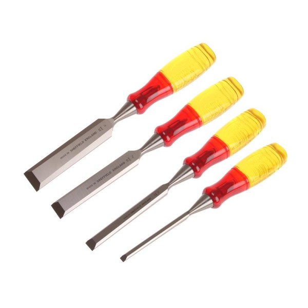IRWIN® Marples® M373 Bevel Edge Chisel Splitproof Handle Set, 4 Piece IRWIN® Marples® M373 Bevel Edge Chisel Splitproof Handle Set, 4 Piece