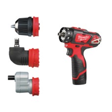 Milwaukee Power Tools M12 BDDX KIT-202C Removable Chuck Drill Driver 12V 2 x 2.0Ah Li-ion