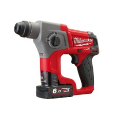 Milwaukee Power Tools M12 CH-602X Fuel™ SDS Hammer 12V 2 x 6.0Ah Li-ion