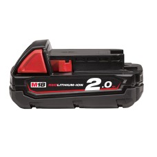 Milwaukee Power Tools M18 B2 REDLITHIUM-ION™ Slide Battery Pack 18V 2.0Ah Li-ion