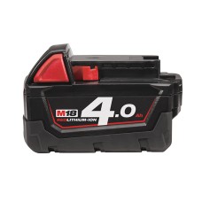 Milwaukee Power Tools M18 B4 REDLITHIUM-ION™ Slide Battery Pack 18V 4.0Ah Li-ion