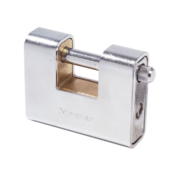 Master Lock Armoured 90mm Zinc Body Shutter Padlock Master Lock Armoured 90mm Zinc Body Shutter Padlock