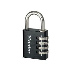 Master Lock Black Finish 40mm 4-Digit Combination Padlock