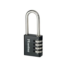 Master Lock Black Finish 40mm 4-Digit Combination Padlock - 51mm Shackle Master Lock Black Finish 40mm 4-Digit Combination Padlock - 51mm Shackle