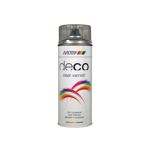 MOTIP® Deco Spray Clear Lacquer High Gloss 400ml MOTIP® Deco Spray Clear Lacquer High Gloss 400ml