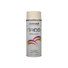 MOTIP® Deco Spray Paint High Gloss RAL 9001 Cream White 400ml
