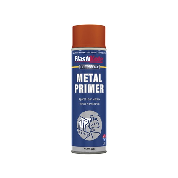 PlastiKote Metal Primer Spray Red Oxide 400ml PlastiKote Metal Primer Spray Red Oxide 400ml