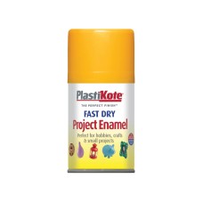 PlastiKote Fast Dry Enamel Aerosol Sunshine Yellow 100ml