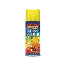 PlastiKote Gloss Super Spray Yellow 400ml