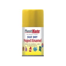 PlastiKote Fast Dry Enamel Aerosol Buttercup Yellow 100ml