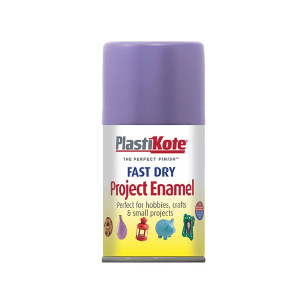 PlastiKote Fast Dry Enamel Aerosol Lavender 100ml PlastiKote Fast Dry Enamel Aerosol Lavender 100ml