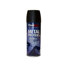 PlastiKote Metal Protekt Spray Matt Black 400ml