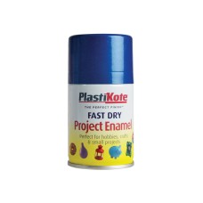 PlastiKote Fast Dry Enamel Aerosol Metallic Blue 100ml