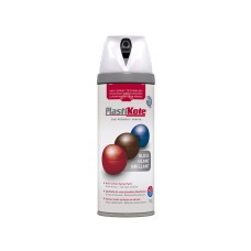 PlastiKote Twist & Spray Gloss White 400ml