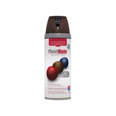 PlastiKote Twist & Spray Matt Chocolate 400ml