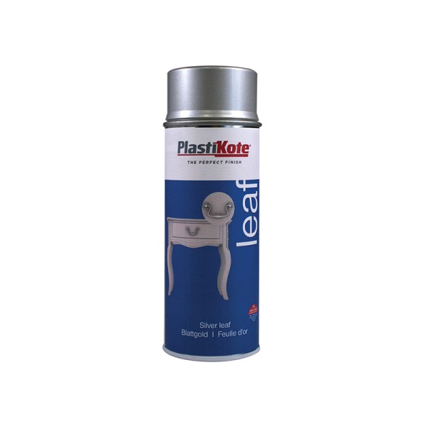 PlastiKote Leaf Spray Silver 400ml PlastiKote Leaf Spray Silver 400ml
