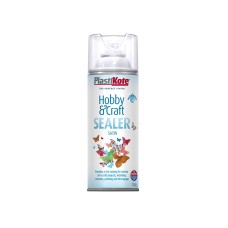 PlastiKote Hobby & Craft Sealer Spray Clear Satin 400ml