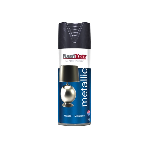PlastiKote Metallic Spray Graphite 400ml PlastiKote Metallic Spray Graphite 400ml