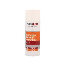 PlastiKote Trade Quick Dry Primer Spray White 400ml