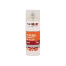 PlastiKote Trade Quick Dry Clear Lacquer Spray Matt 400ml