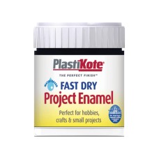 PlastiKote Fast Dry Enamel Paint B1 Bottle Gloss Black 59ml