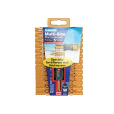 Plasplugs Plasterboard Fixing Multi Size X50 MNF555