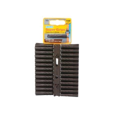 Plasplugs SBP 503 Solid Wall Super Grips™ Fixings Brown (100)