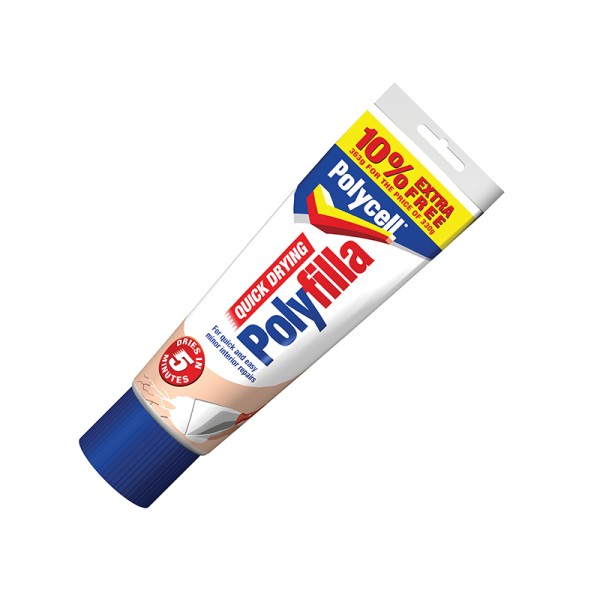 Polycell Multipurpose Quick Drying Polyfilla 330g + 10% Extra Polycell Multipurpose Quick Drying Polyfilla 330g + 10% Extra