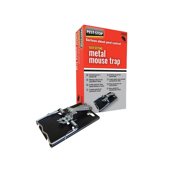 Pest-Stop (Pelsis Group) Easy Setting Metal Mouse Trap Pest-Stop (Pelsis Group) Easy Setting Metal Mouse Trap