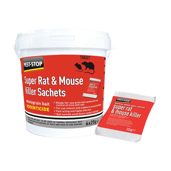 Pest-Stop (Pelsis Group) Super Rat & Mouse Killer Sachets Pest-Stop (Pelsis Group) Super Rat & Mouse Killer Sachets