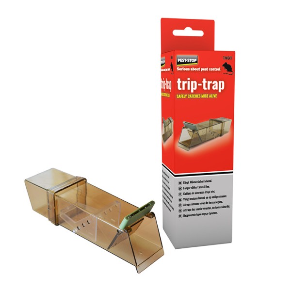 Pest-Stop (Pelsis Group) Trip-Trap Humane Mouse Trap (Single Boxed) Pest-Stop (Pelsis Group) Trip-Trap Humane Mouse Trap (Single Boxed)
