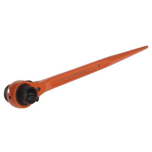 Priory 603 Reversible Ratchet Spanner Podger 19 x 21mm Hi-Vis Priory 603 Reversible Ratchet Spanner Podger 19 x 21mm Hi-Vis