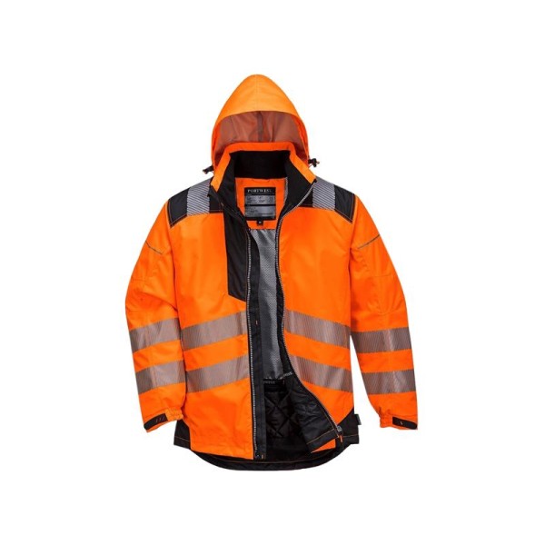 Portwest T400 Hi-Vis Orange/Black Winter Jacket - L (42-44in) Portwest T400 Hi-Vis Orange/Black Winter Jacket - L (42-44in)