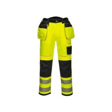 Portwest T501 PW3 Hi-Vis Yellow Holster Trousers Waist 34in