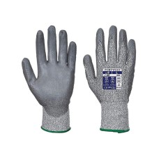 Portwest A622 MR Cut PU Palm Gloves Grey - L (Size 9)