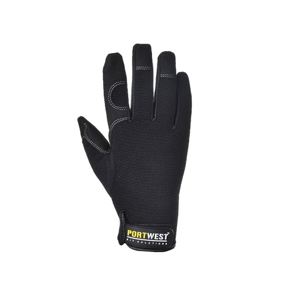 Portwest A700 Black General Utility Gloves - L (Size 9) Portwest A700 Black General Utility Gloves - L (Size 9)