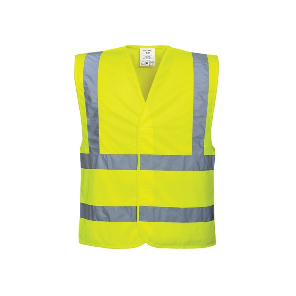 Portwest C470 Hi-Vis Yellow Two Band & Brace Vest - L/XL (42-48in) Portwest C470 Hi-Vis Yellow Two Band & Brace Vest - L/XL (42-48in)