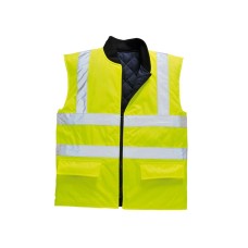 Portwest S469 Hi-Vis Yellow Body Warmer - XL (46-48in)